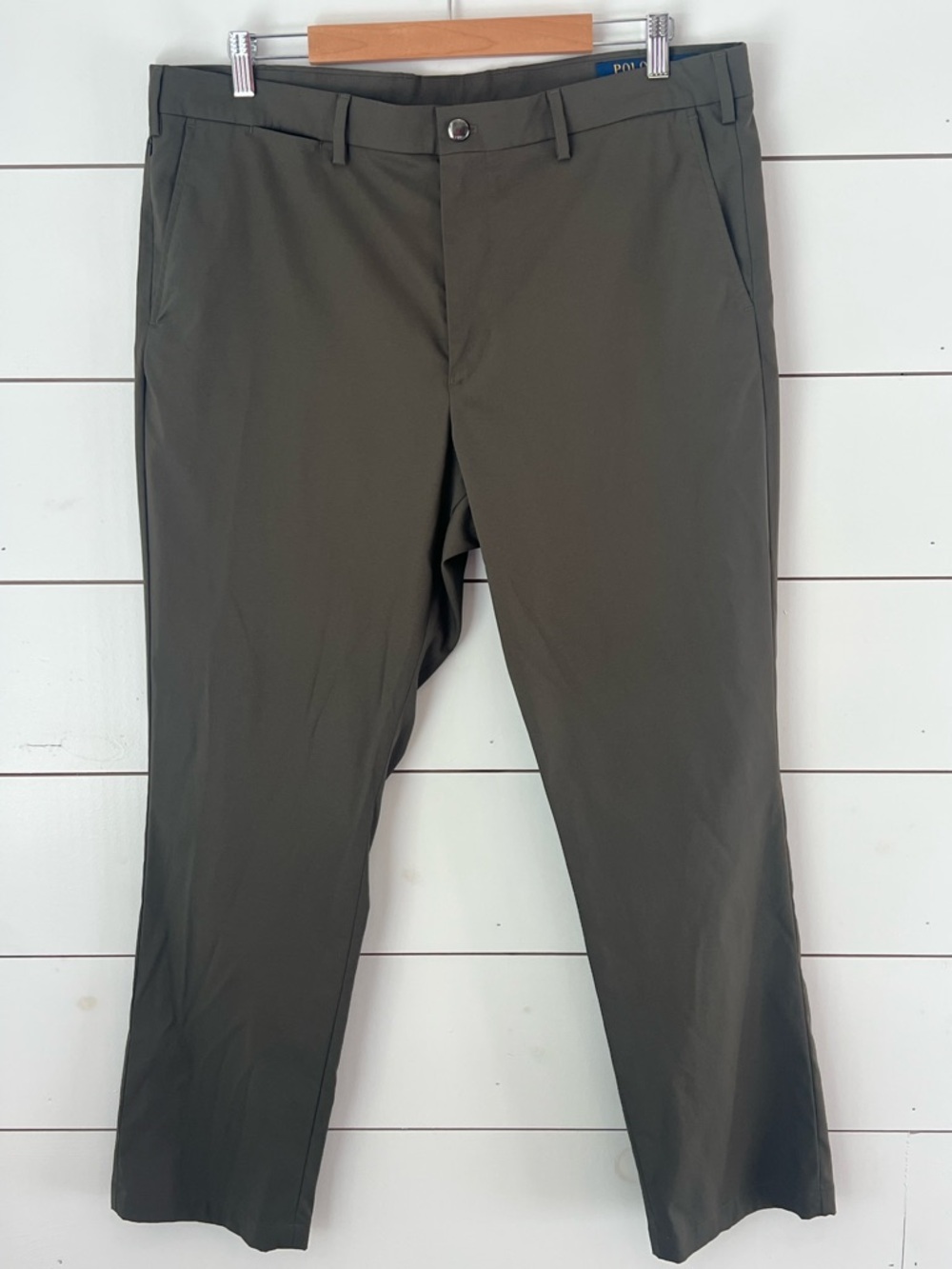 Ralph Lauren Men's Dark Olive Stretch Performance Chino Pants